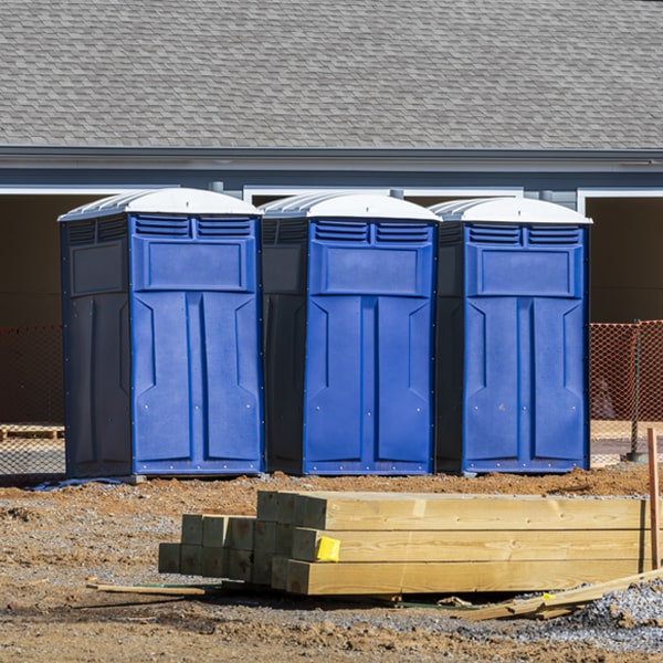 what is the expected delivery and pickup timeframe for the portable toilets in Pocahontas Arkansas